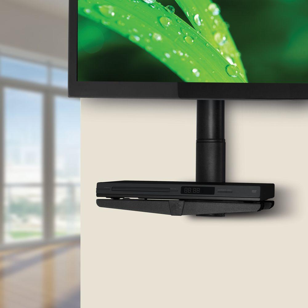 AVF ES150B Plate-forme Audio-Vidéo Simple 33 Lb Noir - Simple Boutique