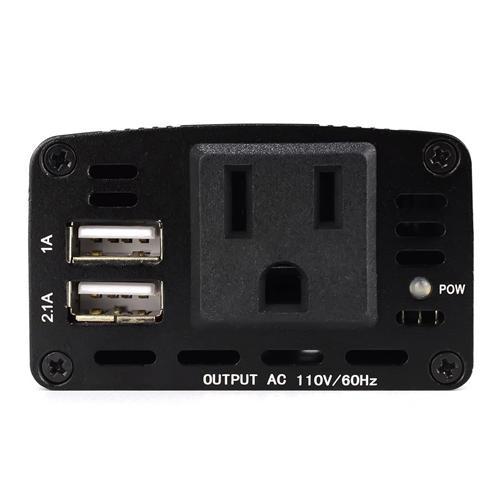 Adaptateur DC 12V À AC 110V De 150W Pour La Voiture Avec Chargeur USB Double - Simple Boutique