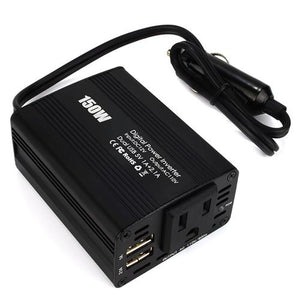 Adaptateur DC 12V À AC 110V De 150W Pour La Voiture Avec Chargeur USB Double - Simple Boutique