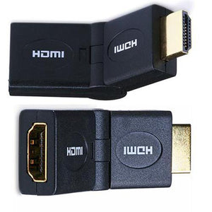 Adaptateur HDMI femelle à HDMI mâle angle variable 180deg 1080p - Simple Boutique