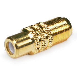 Adaptateur RCA Femelle Vers Femelle F Plaqué Or - Simple Boutique