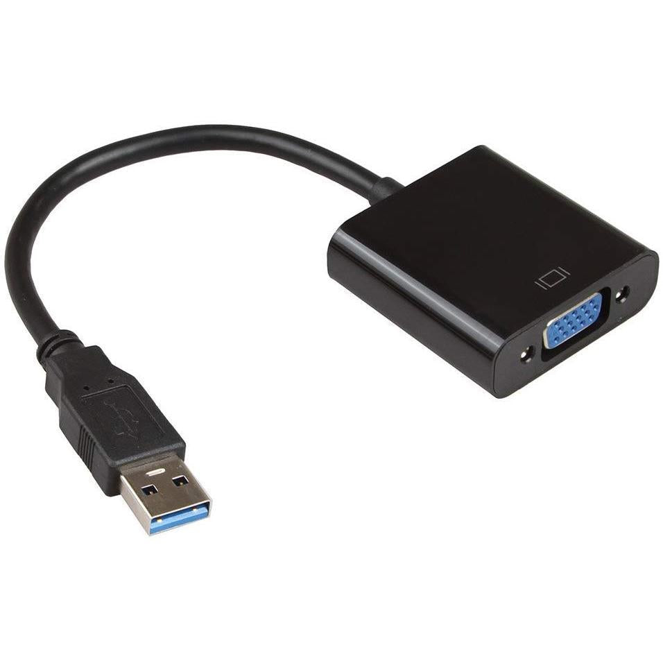 Adaptateur USB 3.0 à VGA Noir - Simple Boutique