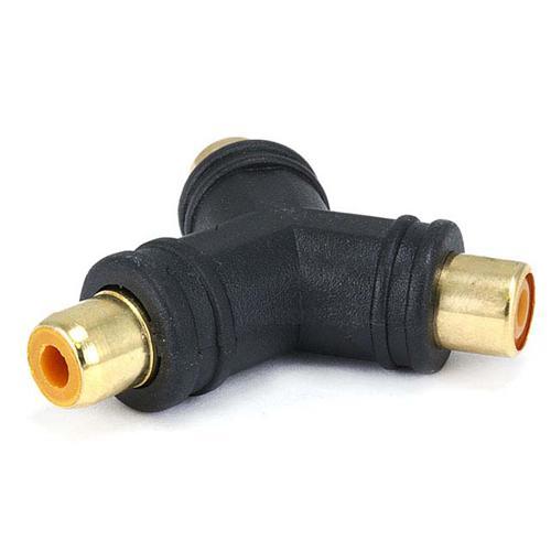 Adaptateur en "Y" pour câble audio RCA 3xF plaqués or - Simple Boutique