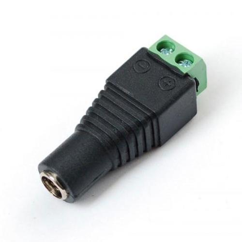 Adaptateur prise DC 2.1 x 5.5mm avec connecteurs vissés Femelle - Simple Boutique