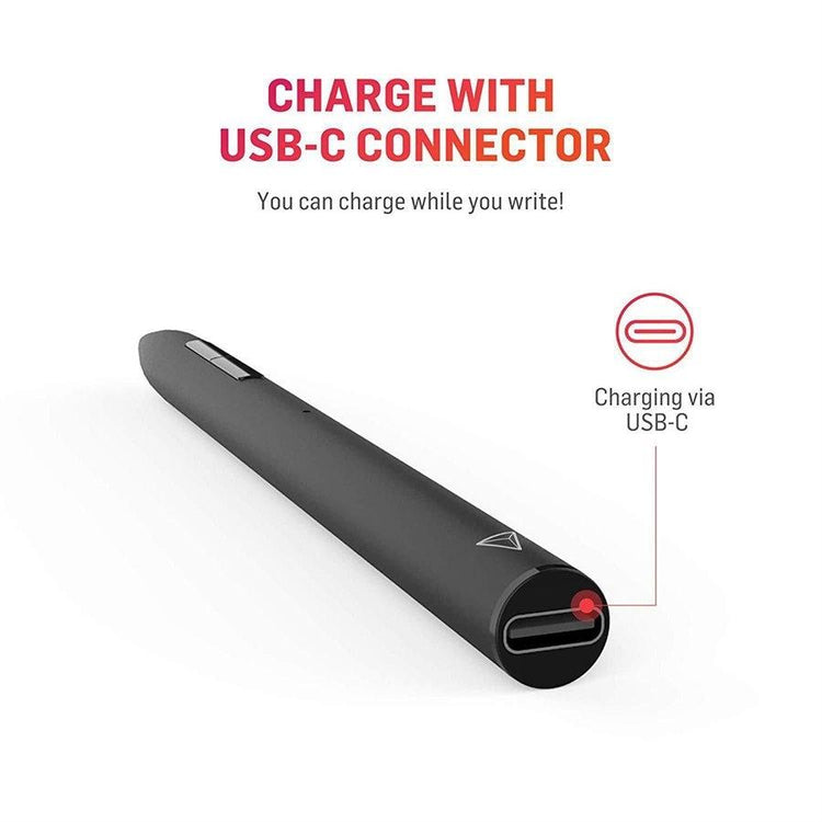 Adonit Note Plus - Stylet pour Ipad avec Sensibilité à la Pression et Boutons de Raccourci, Noir - Simple Boutique