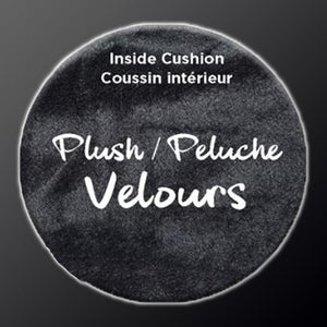 Animooos PBBX800 Lit pour Animaux de Compagnie Circulaire, 48X48X15CM, Motif à Carreaux Buffalo - Simple Boutique