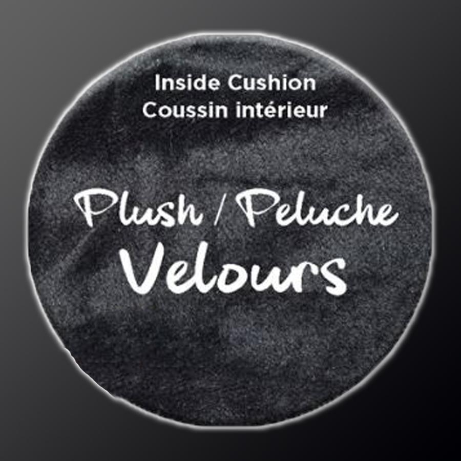 Animooos PBBX800 Lit pour Animaux de Compagnie Circulaire, 48X48X15CM, Motif à Carreaux Buffalo - Simple Boutique