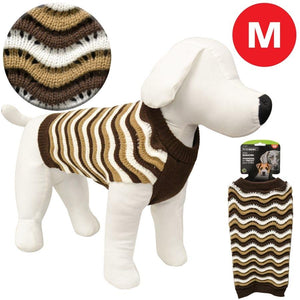 Animooos PCL298M Chandail en Laine pour Chien, Couleur Marron, Grandeur Medium - Simple Boutique
