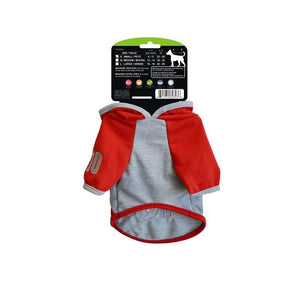 Animooos PCL823S T-Shirt avec Capuche pour Chien, Couleur Rouge, Grandeur Petit - Simple Boutique