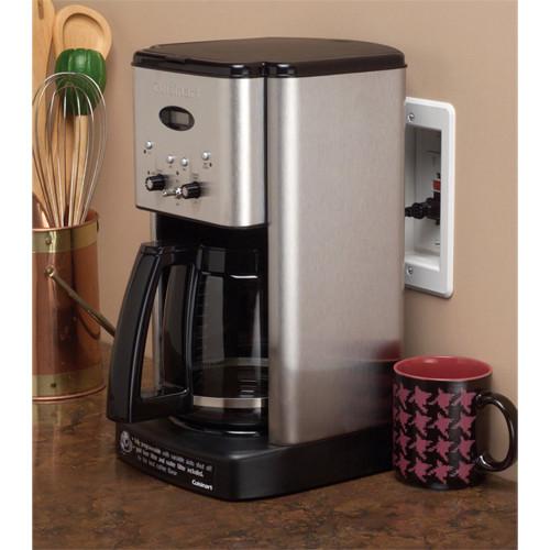 Arlington DVFR1WGC Boite Murale Simple pour câbles et prise de courrant Blanche - Simple Boutique