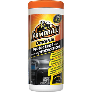 ArmorAll - Boite de 30 Lingettes, Protecteur d'interieur pour Voiture, Protège des Rayons UV - Simple Boutique