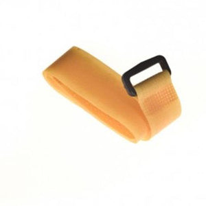 Attache-câbles de velcro nylon 3/4 po x 11.4po jaune - Simple Boutique