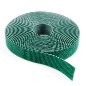 Attache-câbles de velcro nylon rouleau 3/4 po x15 pi vert - Simple Boutique
