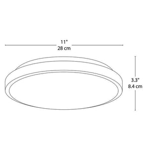 BAZZ C17256BS Plafonnier Encastré 11 po DEL Intégré - Liquidation Vente Finale - Simple Boutique
