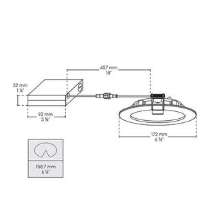 BAZZ Maison Intelligente Kit de Luminaires encastrés à LED avec Disque Mince Ajustable WI-FI RVB - Liquidation Vente Finale - Simple Boutique