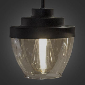 BAZZ P17224BK Luminaire suspendu quadruple 64 po 4 Ampoules - Liquidation Vente Finale - Simple Boutique