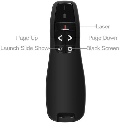 BBC Présentateur Sans Fil Professionnel Avec Pointeur Laser USB 2.4 Ghz - Simple Boutique