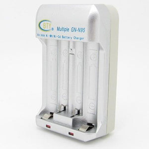 BTY Chargeur de batteries mural 2AA / 2AAA type Ni-MH ou Ni-Cd - Simple Boutique