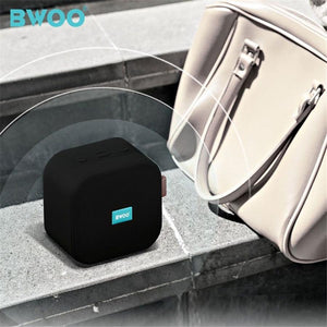 BWOO BS-54B Haut-parleur Bluetooth 5.0 Étanche Portable Avec Cartes TF, AUX, USB, FM Noir - Simple Boutique