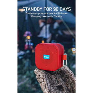 BWOO BS-54B Haut-parleur Bluetooth 5.0 Étanche Portable Avec Cartes TF, AUX, USB, FM Noir - Simple Boutique