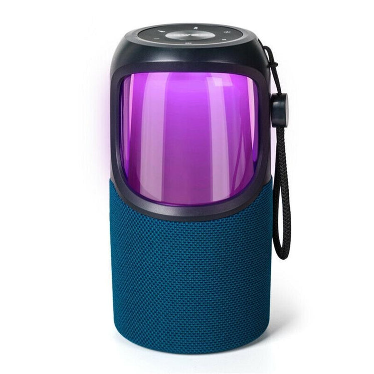 BWOO BS-60 Haut-Parleur Bluetooth 5.0 Compatible WAV, MP3, WMA, FLC, APE avec AUX Bleu - Simple Boutique