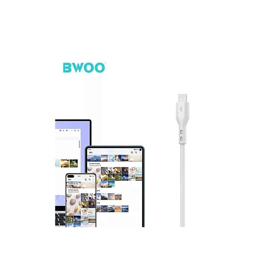 BWOO - Câble USB à Lightning, Longeur de 1 Mètre, Blanc - Liquidation Vente Finale - Simple Boutique