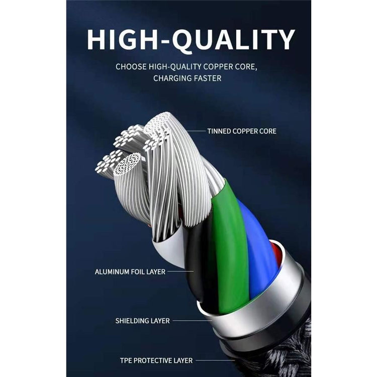 BWOO - Câble USB à Lightning, Longeur de 1 Mètre, Nylon Tressé et Coque en Alliage d'aluminium, Noir - Simple Boutique