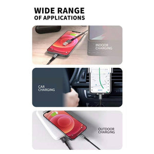 BWOO - Câble USB à Lightning, Longeur de 1 Mètre, Nylon Tressé et Coque en Alliage d'aluminium, Noir - Simple Boutique