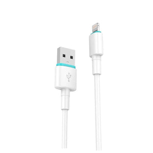 BWOO - Câble USB à Lightning, Longeur de 1 Mètre, Sortie 3.0A, Blanc - Simple Boutique