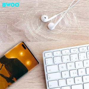BWOO - Écouteurs Stéréo Intra-Auriculaires, Connecteur 3.5mm, Câble de 1.2M avec Télécommande et Microphone, Blanc - Simple Boutique