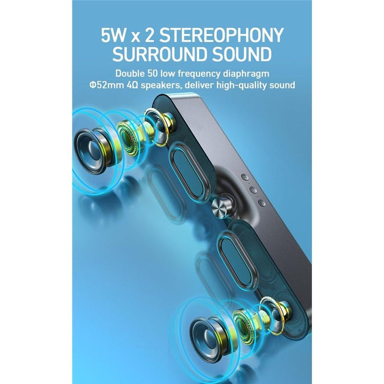 BWOO - Haut-Parleur Double Sans-Fil, Bluetooth 5.0, 6 Heures de Lecture en Continue, Noir - Simple Boutique