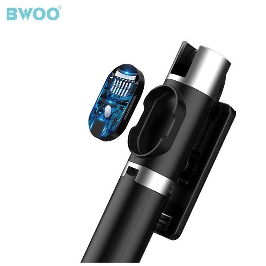 BWOO95 BO-ZP12 Perche pour Selfie avecTrépied pour Téléphone Portable Bluetooth Noir - Simple Boutique