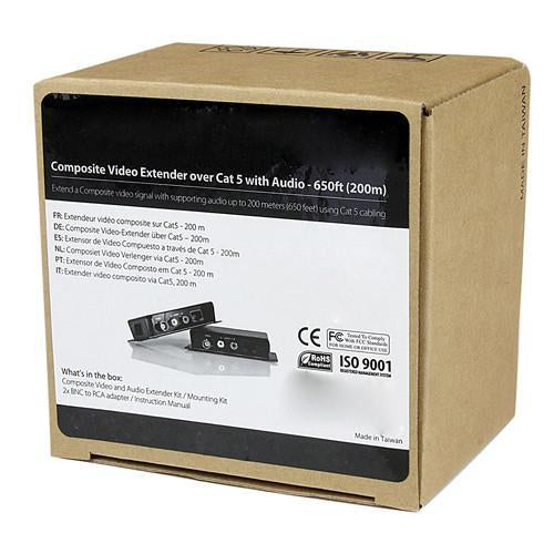 Balun CCTV 1 BNC + 2 RCA Audio via cat5e ou cat6 - Simple Boutique