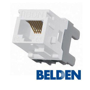 Belden AX101065 Connecteur MDVO Cat6 RJ-45 Punch Type 110 Femelle Blanc - Simple Boutique