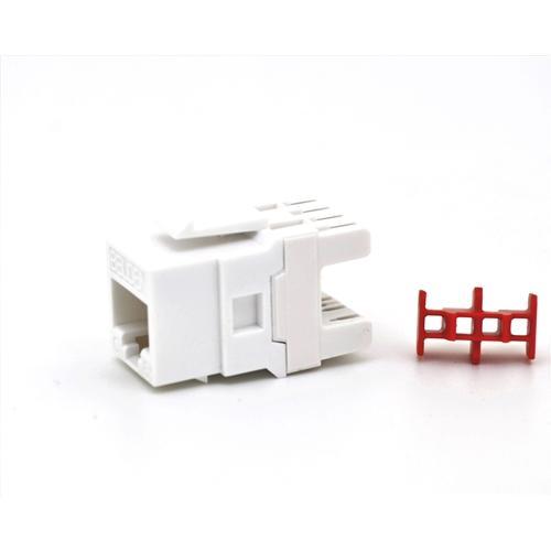 Belden AX101320 Connecteur Keystone Cat6 RJ-45 Punch Type 110 Femelle Blanc - Simple Boutique
