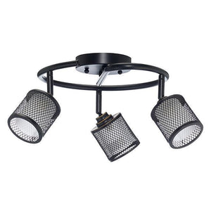 Beldi 1088-SP3 Plafonnier 3 Lumières de la Collection Baltimore, 11 "x 7.9", Noir - Simple Boutique