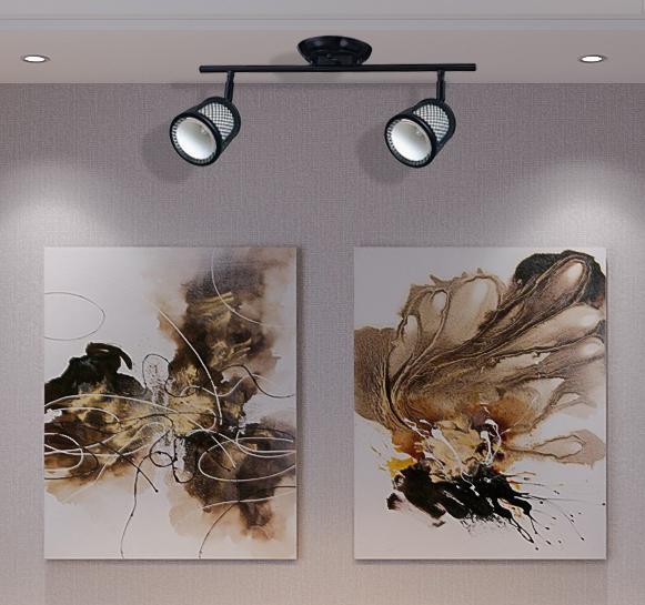 Beldi 1088-TR2 - Rail D'éclairage 2 Lumières de la Collection Baltimore, 17.7'' X 7.9'', Noir - Simple Boutique