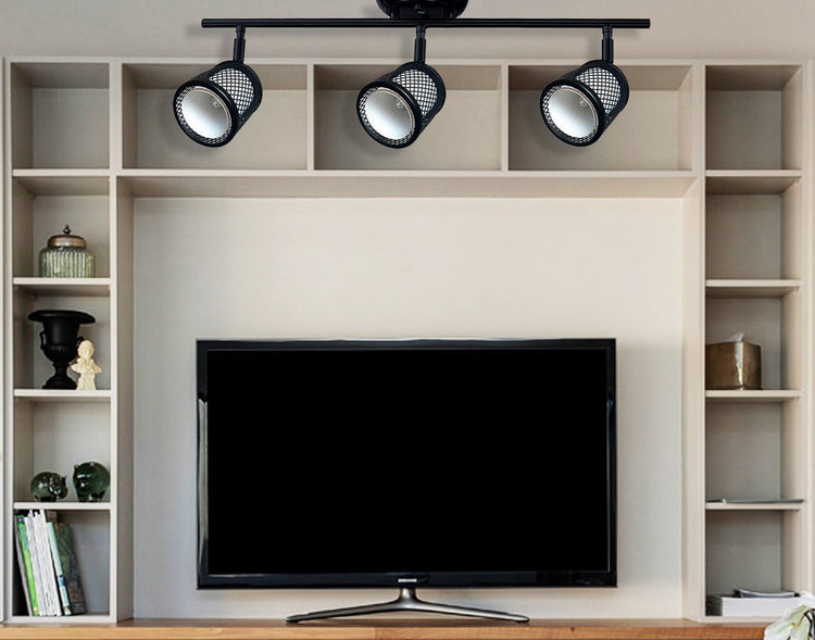 Beldi 1088-TR3 - Rail D'éclairage 3 Lumières de la Collection Baltimore 23''X7.9'', Noir - Simple Boutique