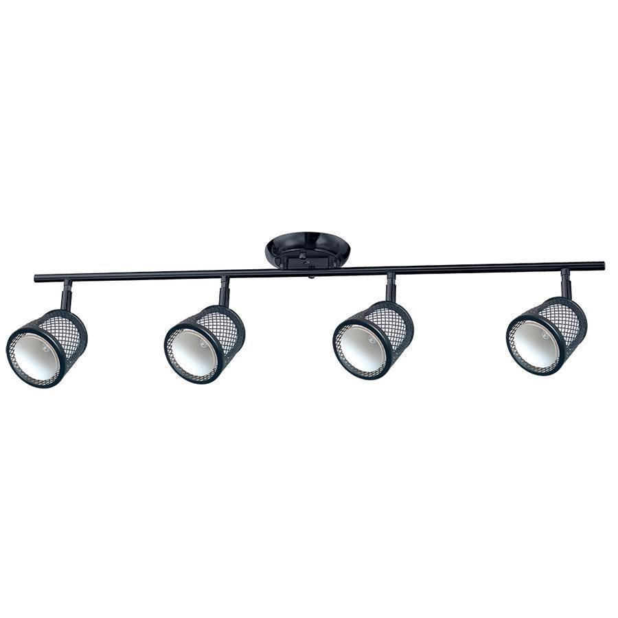 Beldi 1088-TR4 - Rail D'éclairage 4 Lumières de la Collection Baltimore, 32.3'' X 7.9'', Noir - Liquidation Vente Finale - Simple Boutique