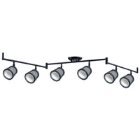 Beldi 1088-TR6 - Rail D'éclairage 6 Lumières de la Collection Baltimore, 64'' X 7.9'', Noir - Liquidation Vente Finale - Simple Boutique