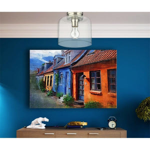 Beldi 21960-C1 Plafonnier en Verre de la Collection Lucan, 9'' x 8 7/8'', Pour Ampoule DEL ou Incandescente, Argenté - Simple Boutique