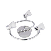 Beldi 26101-SP3 - Plafonnier 3 Têtes de la Collection Tasman, 11.7'' X5.5'', Argenté - Simple Boutique