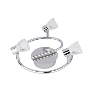 Beldi 26101-SP3 - Plafonnier 3 Têtes de la Collection Tasman, 11.7'' X5.5'', Argenté - Simple Boutique