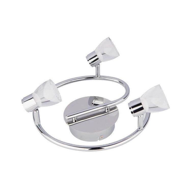 Beldi 26101-SP3 - Plafonnier 3 Têtes de la Collection Tasman, 11.7'' X5.5'', Argenté - Simple Boutique