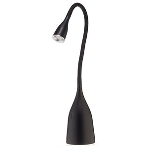 Beldi DEL-1281-B Lampe de Bureau avec Col en Cygne, DEL, 5-Watt, Noir - Simple Boutique