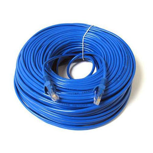 Belkin Câble ethernet réseau Cat5e RJ-45 100pi Bleu - Simple Boutique