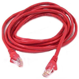Belkin Câble ethernet réseau Cat5e RJ-45 100pi rouge - Simple Boutique