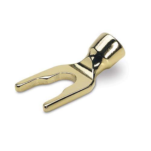 Belkin Pure AV Connecteurs De Câbles Haut-Parleurs De Type Spades Plaqués Or 4 Unités - Simple Boutique