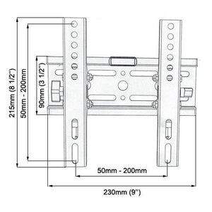 BestMounts Support Mural Inclinable LCD LED PLASMA 13" à 37" - Simple Boutique