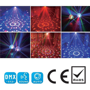 Big Dipper Lumière de Fête, Boule de Cristal Magique, 6 DEL RGB, 30W, 50 000 Heures, Noir - Simple Boutique